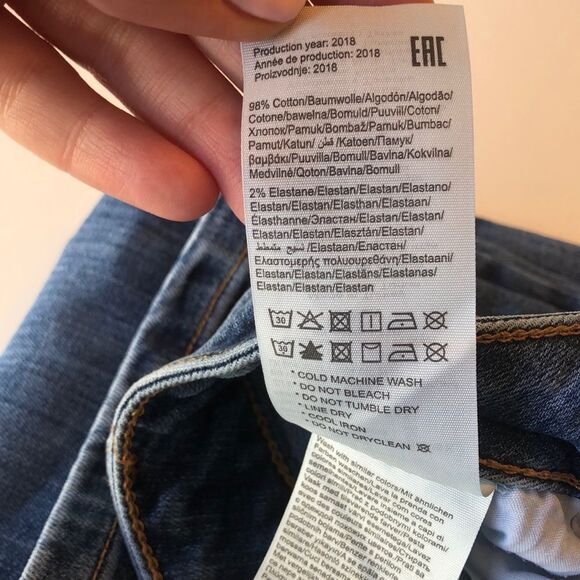NOISY MAY Medium Wash Straight Leg Jeans Size 27 - Picture 10 of 15